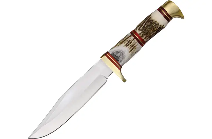 Pakistan Steel Wolf Stag Knife 203318